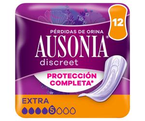 Ausonia Discreet Compresa Extra Pérdidas Orina Mujer 12 uds