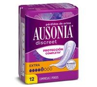 Ausonia discreet compresa perdidas orina extra 12 unid