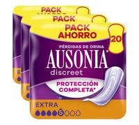Ausonia Discreet Extra Compresas Incontinencia 20 unidades (Paquete de 3)