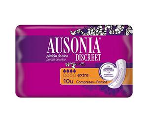 Ausonia Discreet Extra Compresas para Pérdidas de Orina - 10 unidades