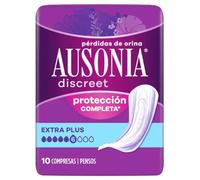 Ausonia Discreet Extra Plus Compresa Pérdidas Orina Mujer 10 uds