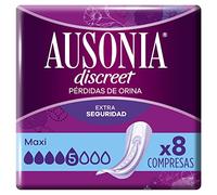 Ausonia Discreet Compresa Maxi 8 Unidades