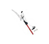 AUSONIA Podadera de Pértiga Podadora de altura manual extensible Tijeras de podar telescópicas Sierras de poste para cortar ramas altas con Pértiga Telescópica de 3 Metros y sierra desmontable de 35cm