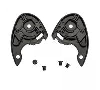 AuspicoJoy 3X 2 Piezas de Bases de Lente de Repuesto para Casco de Motocicleta, Color Negro, Profesionales, de Fácil Instalación, Accesorio para Placas Base