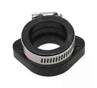 AuspicoJoy Adaptador de Carburador Motocicleta Adaptador de Admisión de Goma Colector de Admisión Goma con Abrazadera de Acero para Carburadores de 35mm Adecuado, 5 piezas