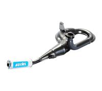 Auspuff Polini mit Alu-Endschalldämpfer für LML Star Deluxe, Vespa PX 125, 150 2T