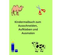 Ausschneide- und Malbuch für Kinder