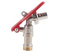 Außenwsrhbcli, grifo roscado de latón 1/2 "puede bloquear el grifo, grifo roscado de latón 1/2" para jardines al aire libre en el hogar, válvula de bloqueo de herramientas