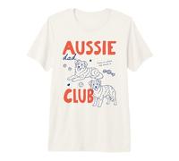 Aussie Dad Club Australian Shepherd Dog Owner Fathers Day Camiseta Premium