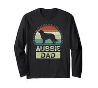 Aussie Dad, Father's Day, Australian Shepherd Daddy Manga Larga