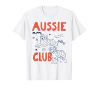 Aussie Mom Club Australian Shepherd Dog Owner Mothers Day Camiseta