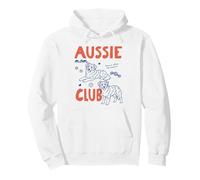 Aussie Mom Club Australian Shepherd Dog Owner Mothers Day Sudadera con Capucha