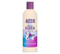 Aussie Oh My Gloss Champú 300ml. Hidrata Profundamente el Pelo Seco y Apagado. Enriquecido con Fresa Blanca Australiana. Fórmula Sin Sulfatos. Para un Pelo Brillante y Glossy. Vegano y CrueltyFree