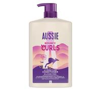 Aussie Bouncy Curls Acondicionador Hidratante 1000ml, hidratación Diaria para pelo Ondulado y Rizado, enriquecido con Aceites de Jojoba, Coco y Macadamia, sin Aplastar, vegano y CrueltyFree