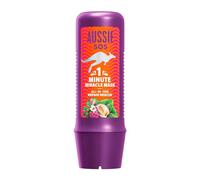 Aussie SOS 1 Minute Miracle All In One Repair Rescue Mascarilla 250ml Ayuda A Reparar Y A Nutrir El Pelo Seco Y Dañado, Dejándolo Suave, Liso, Hidratado Durante 100 Horas. Fórmula Vegana