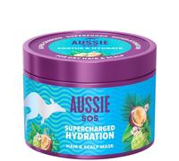 Aussie SOS Supercharged Hydration Mascarilla Para Pelo Y Cuero Cabelludo 500ml Alivia El Cuero Cabelludo Seco E Hidrata El Pelo Extremadamente Seco