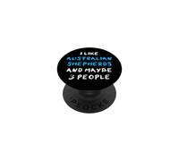 Aussies I Like Australian Shepherds and Maybe 3 People PopSockets PopGrip Adhesivo