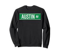 Austin Ave Chicago Street para Hombres y Mujeres Sudadera