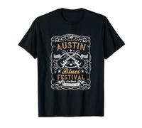 Austin Blues Festival Blues Guitar Camiseta Camiseta