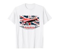 Austin-Healey 3000 - Coche Deportivo Retro con Bandera del Reino Unido Camiseta