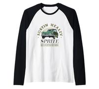 Austin-Healey Sprite Lo Mejor del automovilismo británico Retro Camiseta Manga Raglan