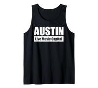 AUSTIN - Live Music Capital / Capital de la música en vivo Camiseta sin Mangas