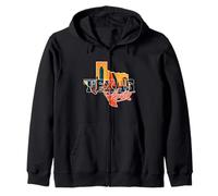 Austin, Perfil de la Ciudad, Dentro, Texas, Mapa, Austin, Paisaje Urbano, Retro Sudadera con Capucha