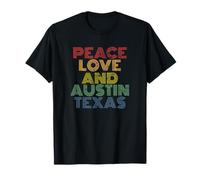 Austin, Texas, paz y amor Camiseta