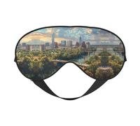 Austin Texas Print - Máscara de ojos ultra suave que bloquea la luz, para una comodidad óptima y un sueño reparador