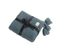 AUSTINCIAGA Manta de Punto para Sofá Colcha de Mesa Manta Nórdica Cálida y Suave con Flecos Hecha a Mano para Playa Picnic Todas Las Estaciones