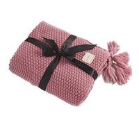 AUSTINCIAGA Manta de Punto para Sofá Colcha de Mesa Manta Nórdica Cálida y Suave con Flecos Hecha a Mano para Playa Picnic Todas Las Estaciones