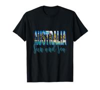 Australia Beaches Sun and Sea Sunset Beach Camiseta