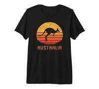 Australia Canguro T-Shirt Retro | Regalo Australiano Vintage Camiseta Premium