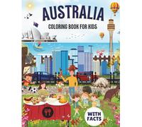 Australia Coloring Book for kids with facts