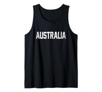Australia Country Name Athletic Fan Camiseta sin Mangas
