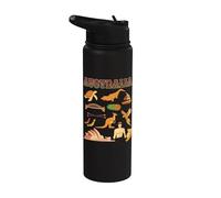 Australia Day Canguro Australiano Straya Love Australia Stainless Steel Insulated Water Bottle