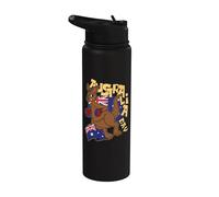Australia Day Funny Canguro Australiano Australia Straya Stainless Steel Insulated Water Bottle