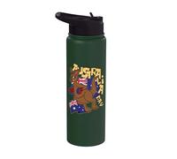 Australia Day Funny Canguro Australiano Australia Straya Stainless Steel Insulated Water Bottle