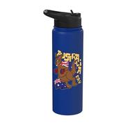Australia Day Funny Canguro Australiano Australia Straya Stainless Steel Insulated Water Bottle