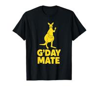 Australia Día Canguro Mamá Canguro Australiano G'Day Mate Camiseta