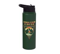 Australia está llamando, así que tengo que ir australiano Day Vintage Stainless Steel Insulated Water Bottle