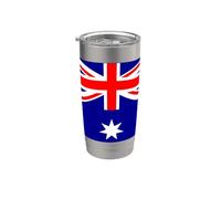 Australia Flag Colors Australian Gift for Australians Vaso térmico de acero inoxidable de doble pared