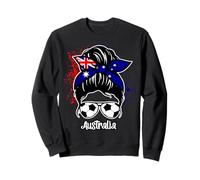 Australia Football Game Player Soccer Fan Bandera de Australia Sudadera