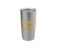Australia Sydney Vintage Crest Canguro Emu Est. 190 Vaso térmico de acero inoxidable de doble pared