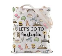 Australia Trip Travel Case Australia Travel Gift Australia Vacation Gift Let's Go to Australia Bolsa de maquillaje con cremallera Australia Souvenir, Bolsa Australia, Viajes