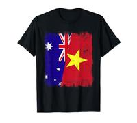 Australia Vietnam Media Bandera Australiana Vietnamita Historia Camiseta