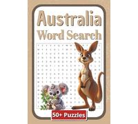 Australia Word Search: 50 Plus Puzzles | 110 Pages | 6 in x 9 in