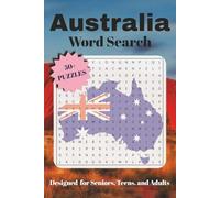 Australia Word Search Book: 50+ Puzzles Celebrating the Wildlife, Landmarks, and Culture of the Land Down Under