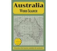 Australia Word Search Book: Puzzles with easy to read print about the Land Down Under, Aussie Wildlife, Culture, Food and more...