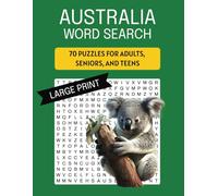 Australia Word Search: Large Print Aussie Themed Puzzles for Adults, Seniors, and Teens